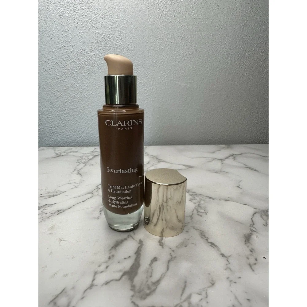 Clarins Paris Everlasting Matte Foundation 120C Espresso.‎ NEW 1oz/30ml